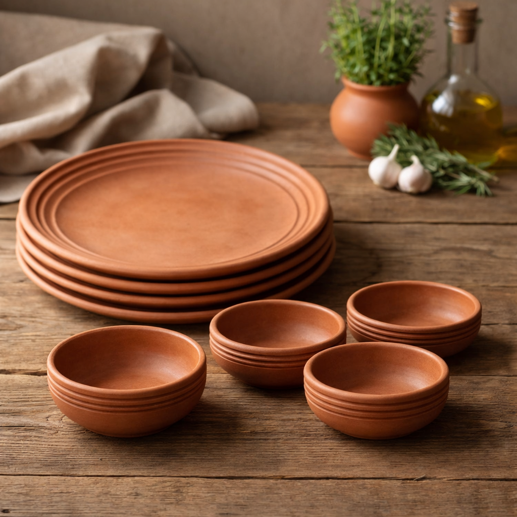 Terracotta Katori bowl (Set of 4)