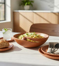 The Slit Bowl- 9" Terracotta Serving Bowl (Set of 2)